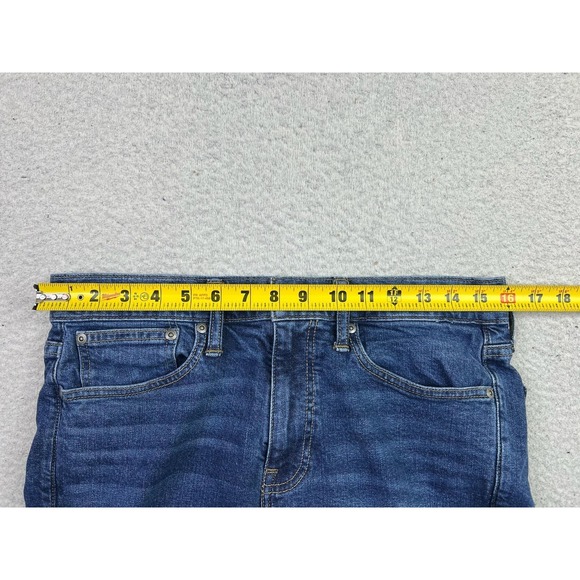 J.Crew 484 Stretch Jeans Mens 30x30 Blue Slim Narrow Tapered Denim Pants Casual - Picture 11 of 15